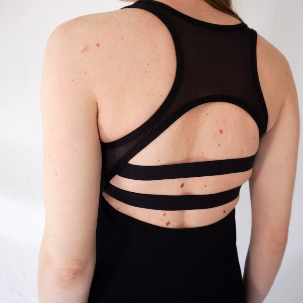 FABLETICS Tropez Black Mini Dress Racer Back 0490 - Picture 8 of 8
